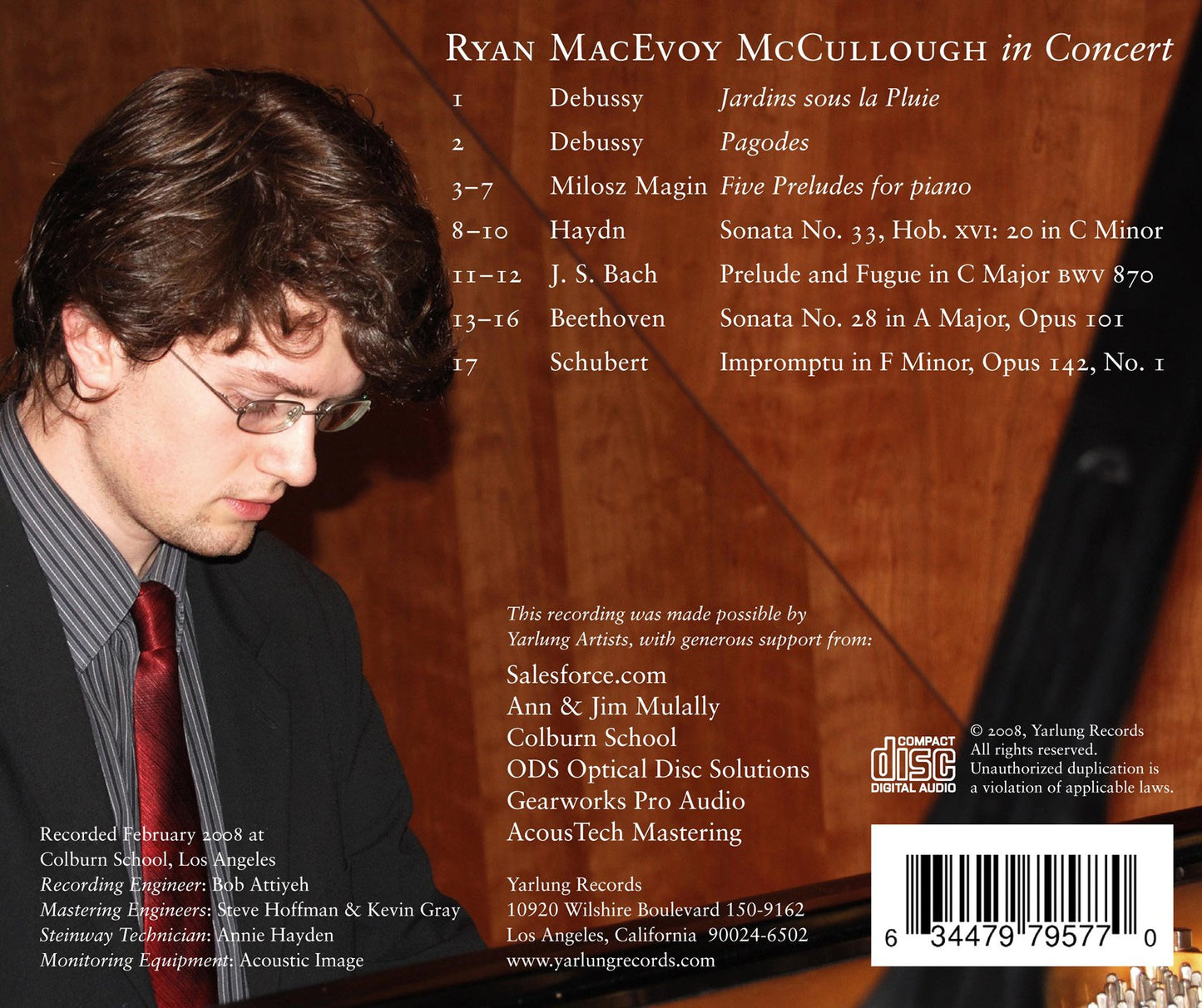 Ryan MacEvoy McCullough in Concert