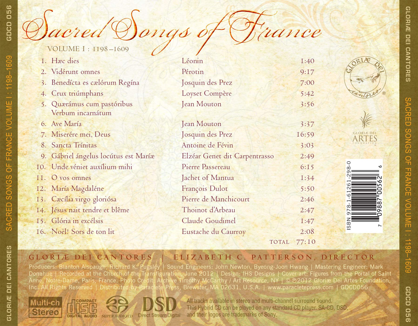 Sacred Songs of France, Vol. 1