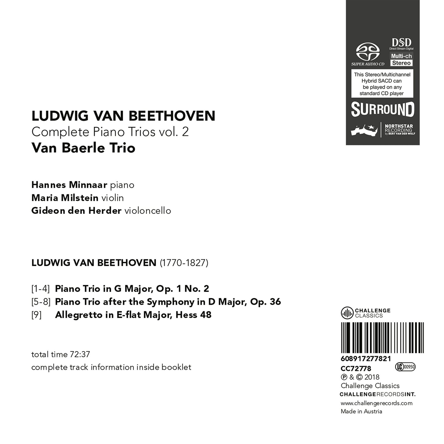 V2: COMPLETE PIANO TRIOS