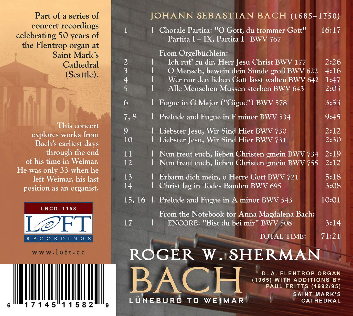 Bach: Lüneburg to Weimar