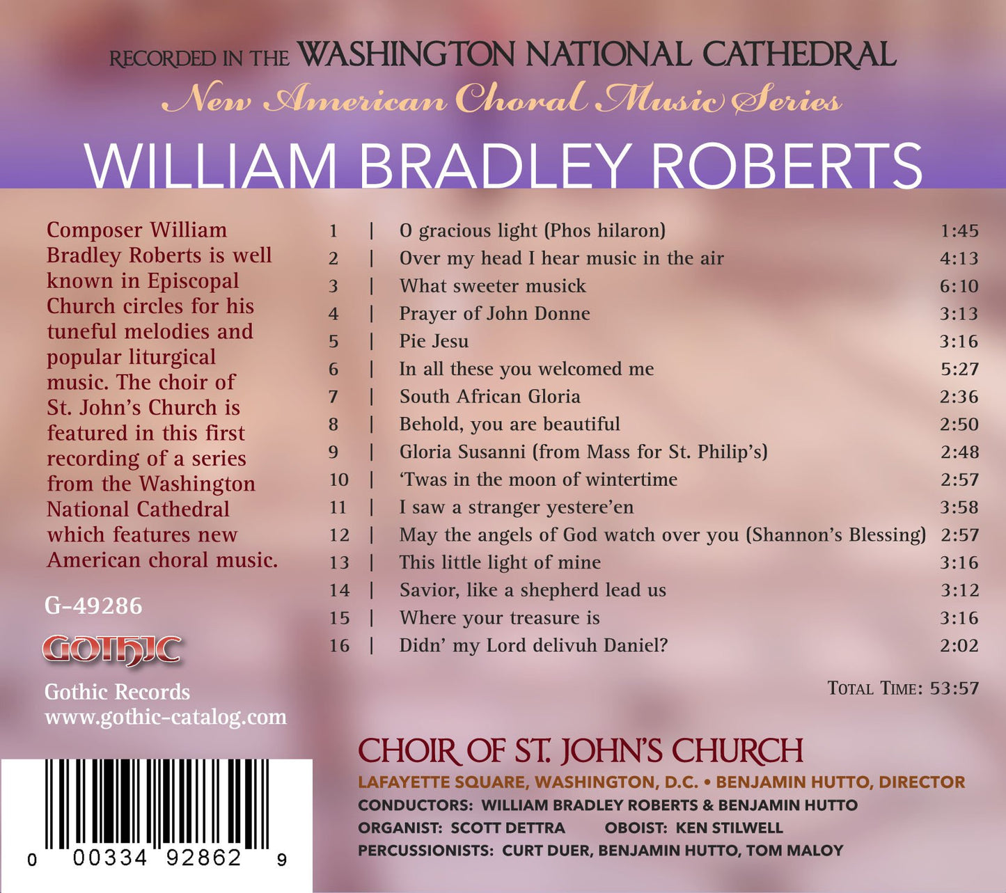 William Bradley Roberts: Choral Music