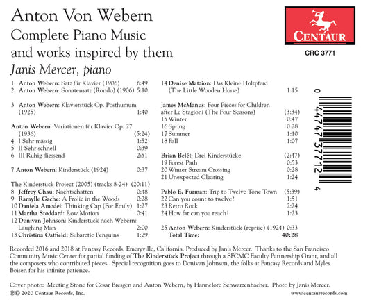 Anton von Webern: Complete Piano Music and works inspired by