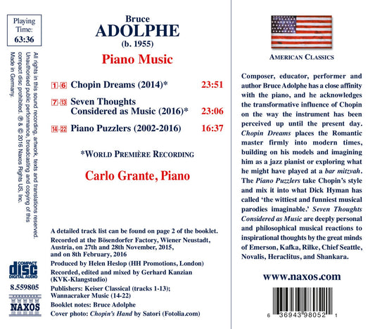 Adolphe: Piano Music
