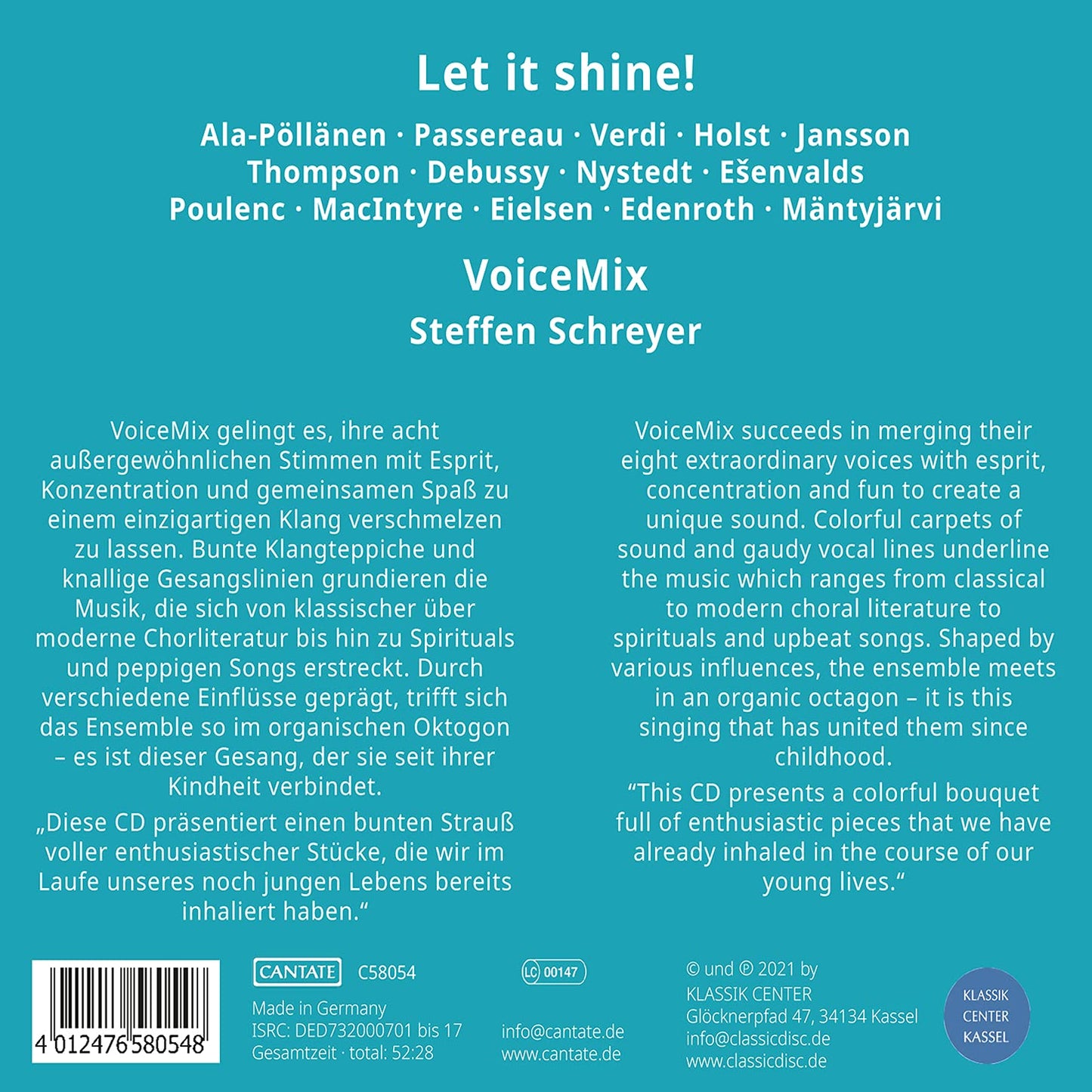 Let It Shine!  Voicemix, Schreyer