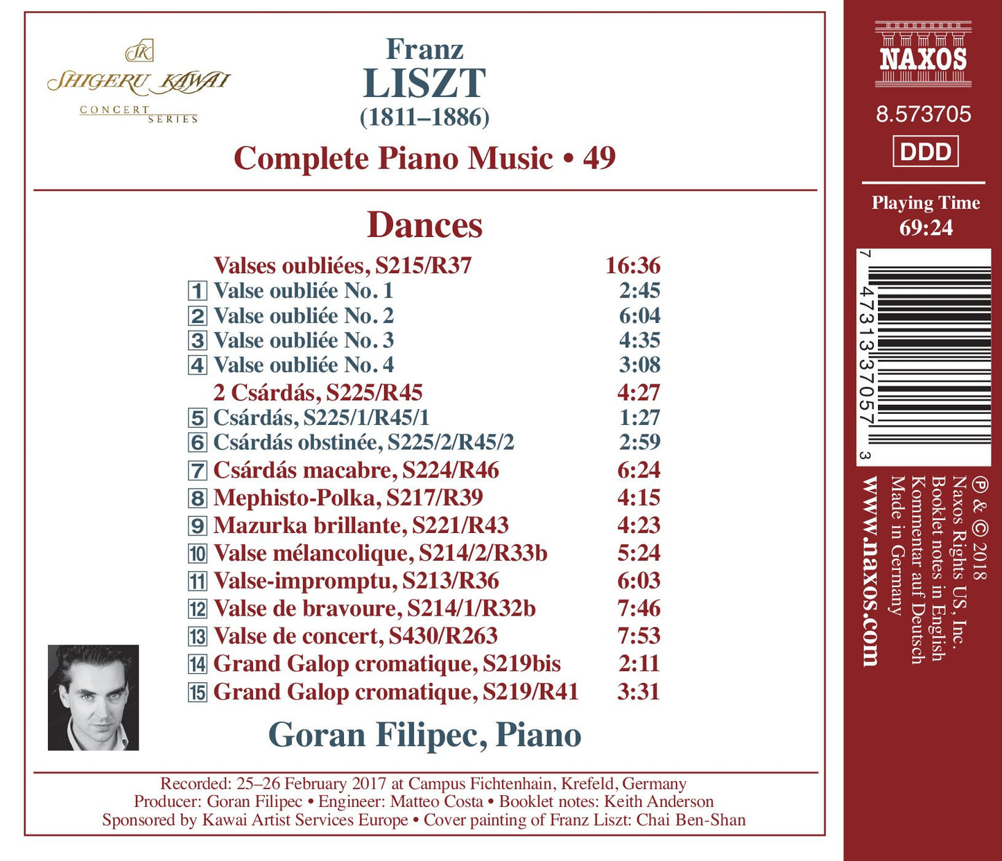 Liszt: Dances