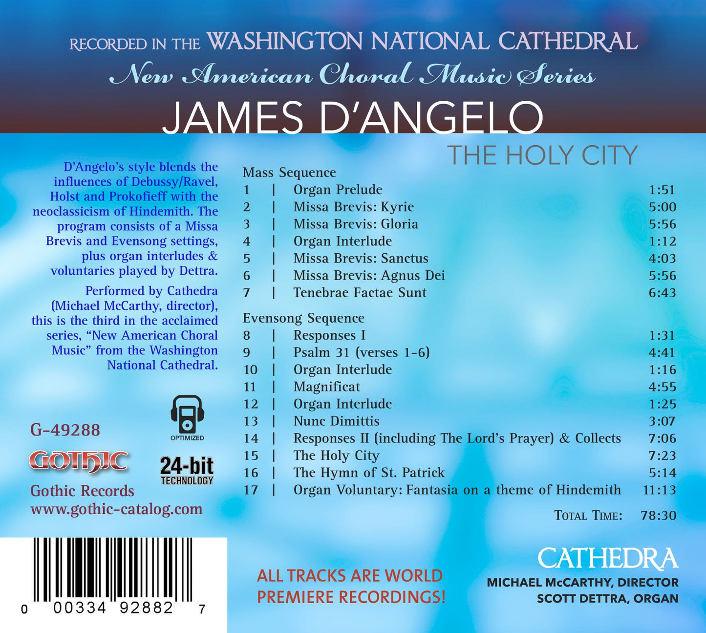 D'Angelo: New American Choral Music Series