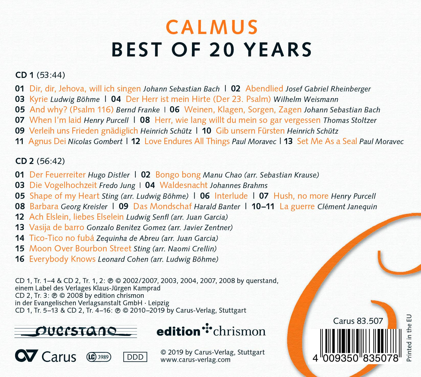 BEST OF 20 YEARS