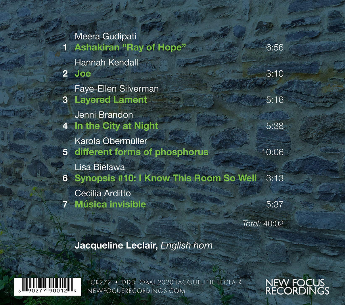 Music for English Horn Alone