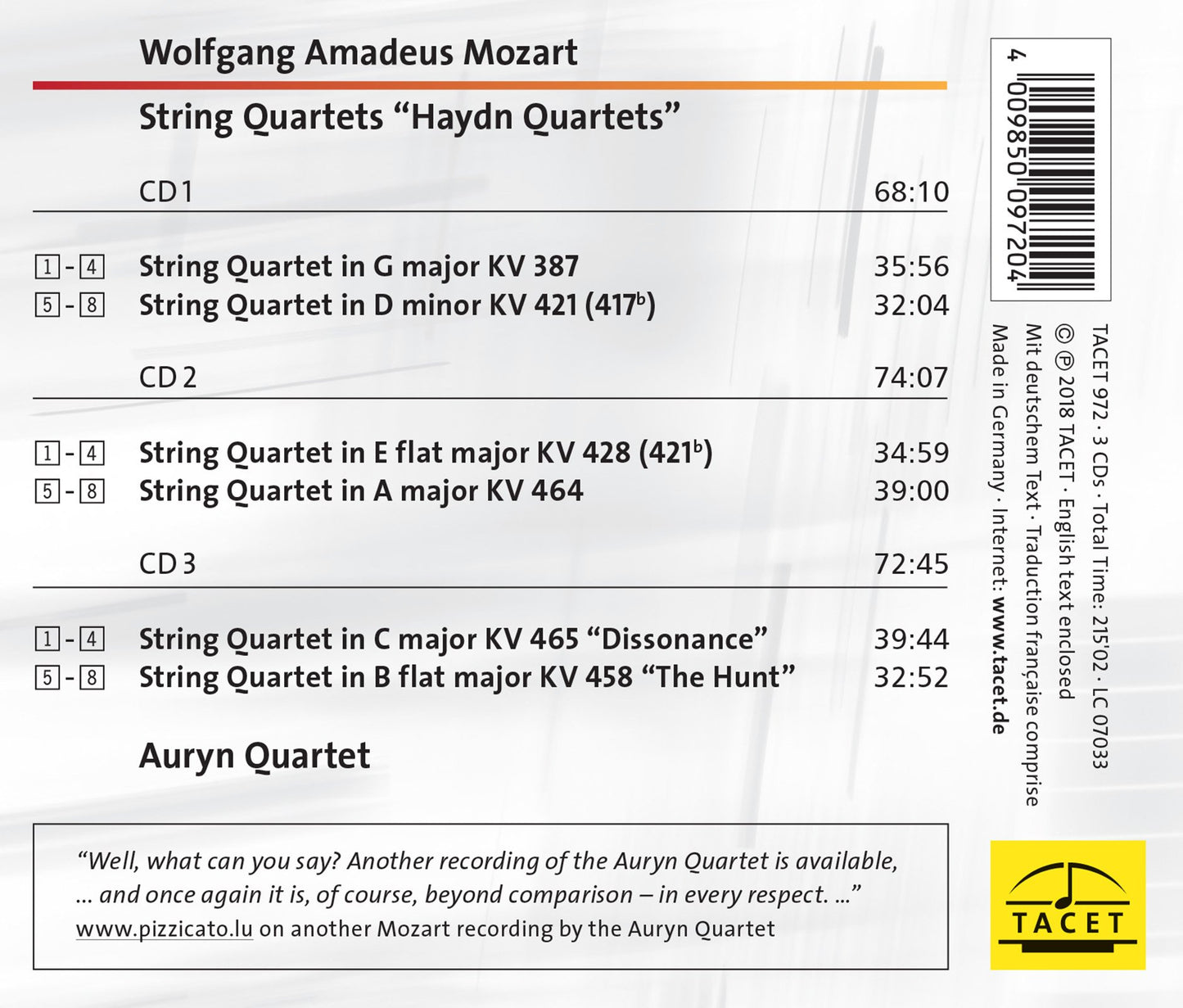 ""HAYDN QUARTETS""
