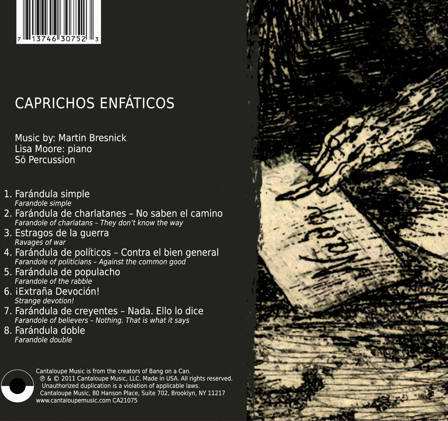 Bresnick: Caprichos enfáticos