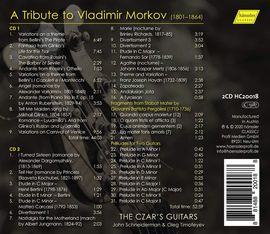 The Czar's Guitars: A Tribute to Vladimir Morkov