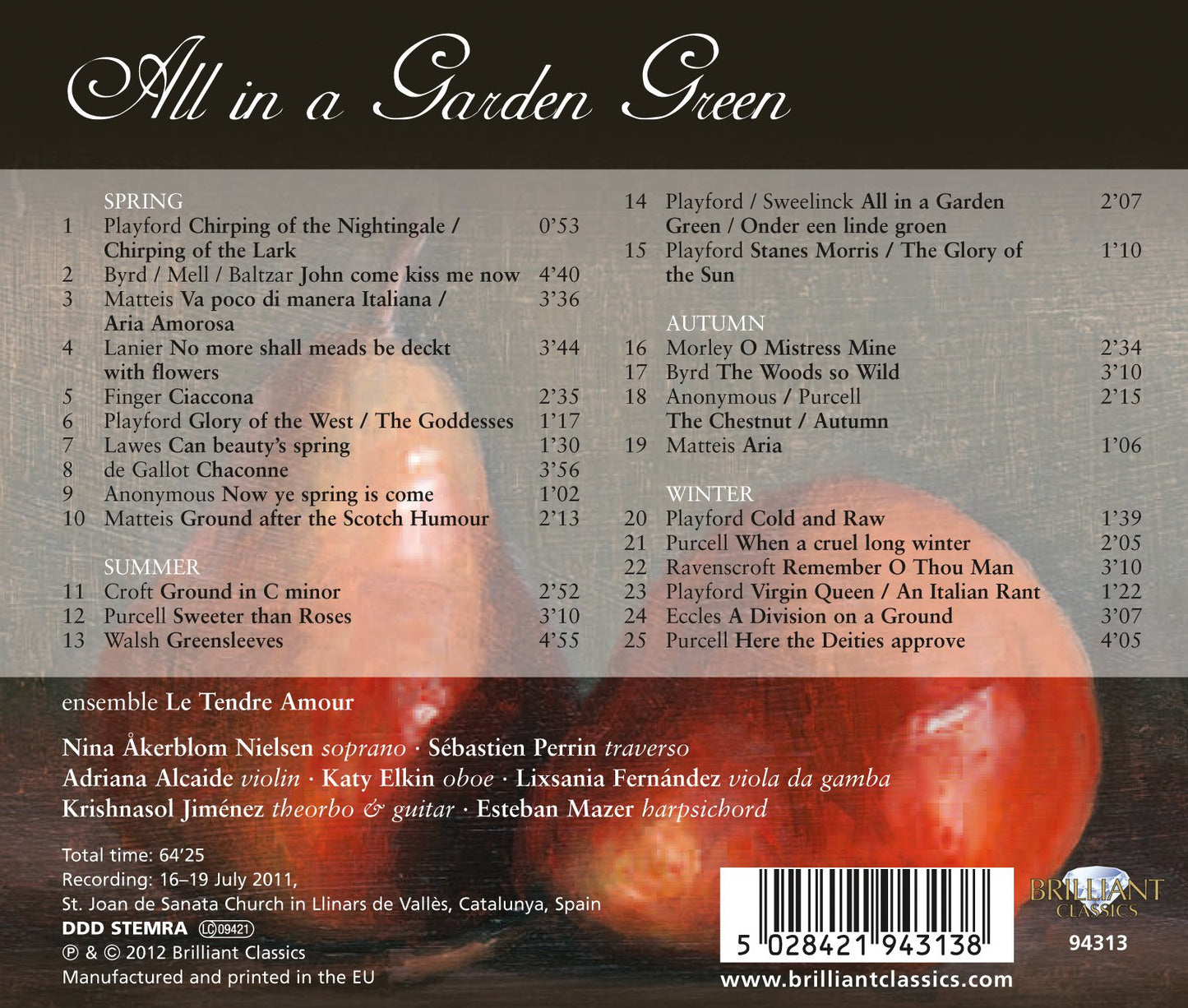All in a Garden Green: Four Seasons of English Music