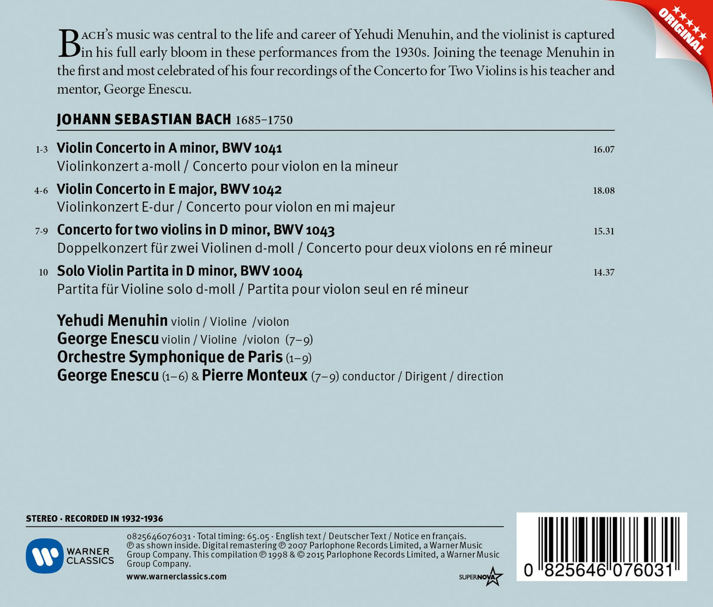 VIOLIN CONCERTOS