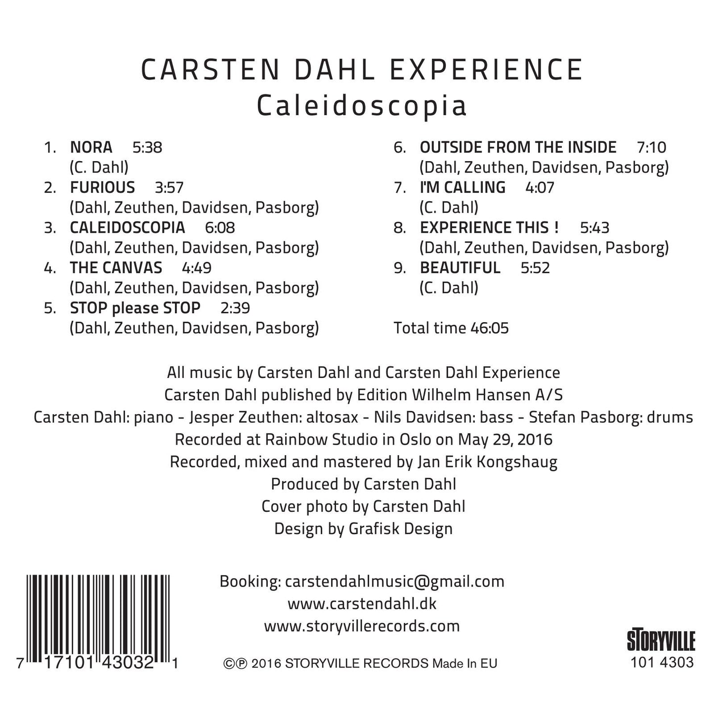 Casten Dahl: Caleidoscopia