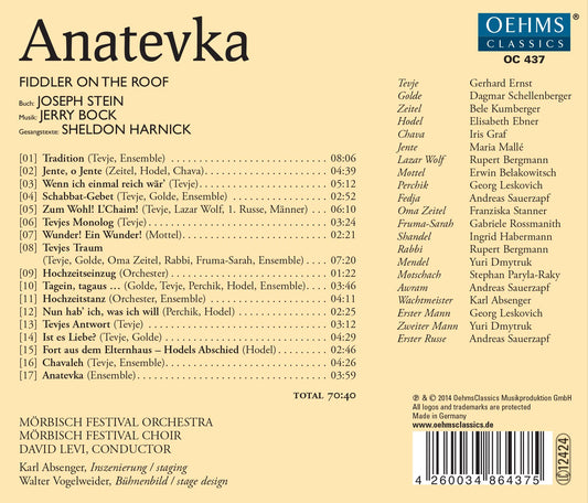 Anatevka (Fiddler on the Roof) [Sung in German]