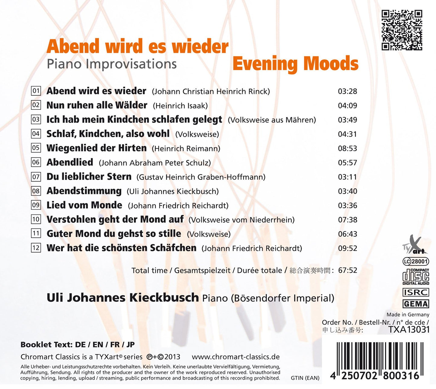 Abend wird es wieder (Evening Moods)