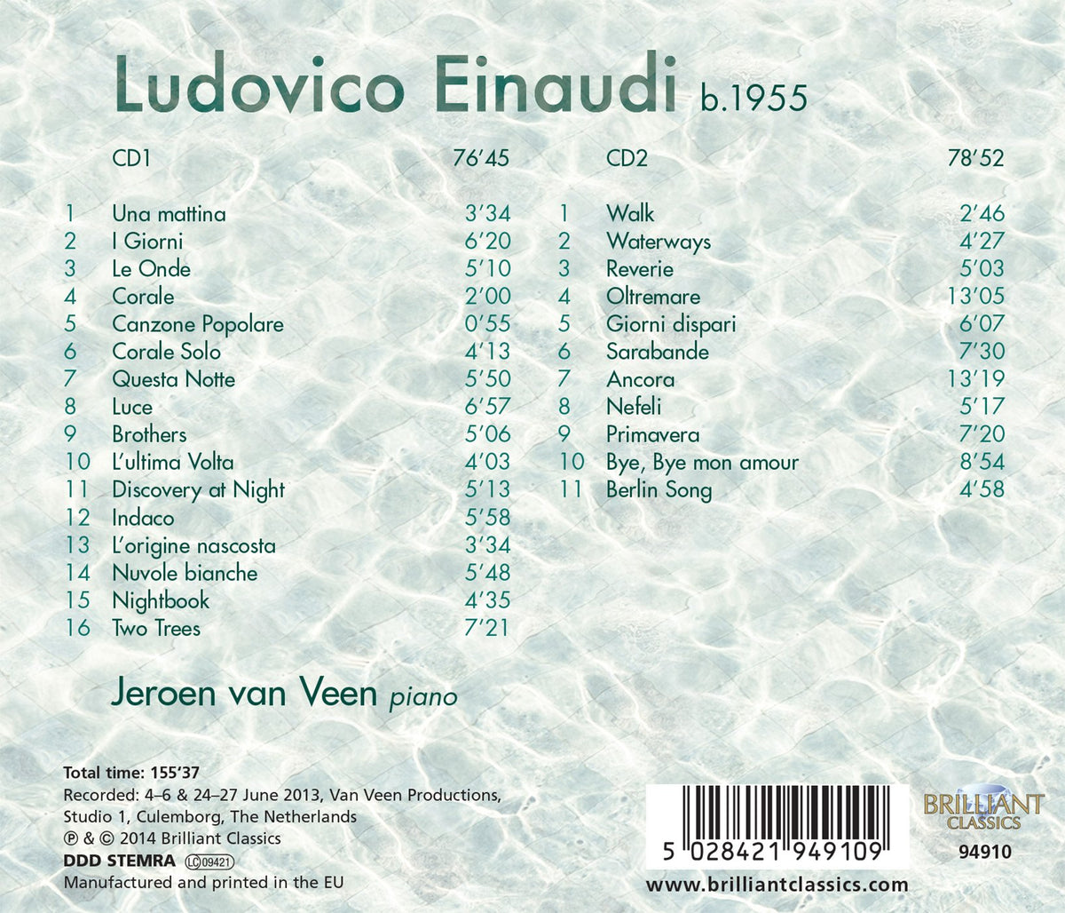 Einaudi: Piano Music