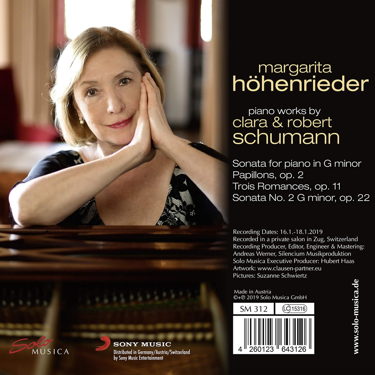 Piano Works by Clara & Robert Schumann - Played on an origin