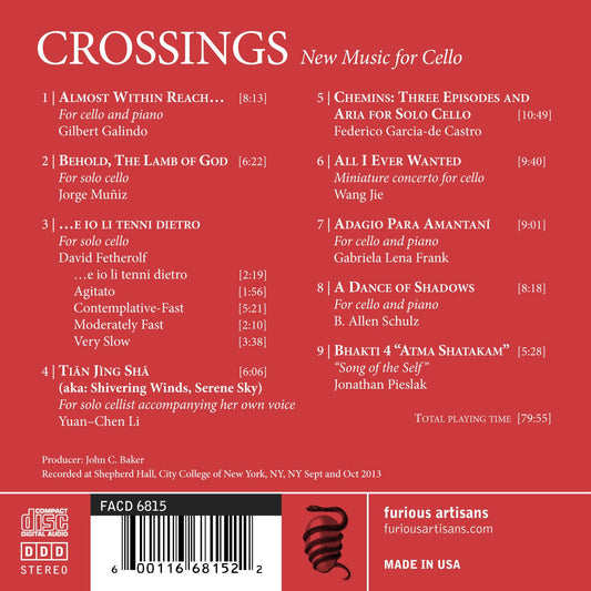 Crossings: New Music for Cello