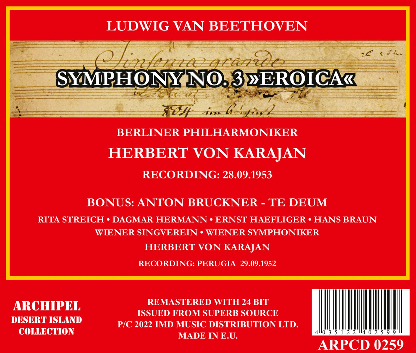 SINFONIE NR. 3  BERLINER PHIL.