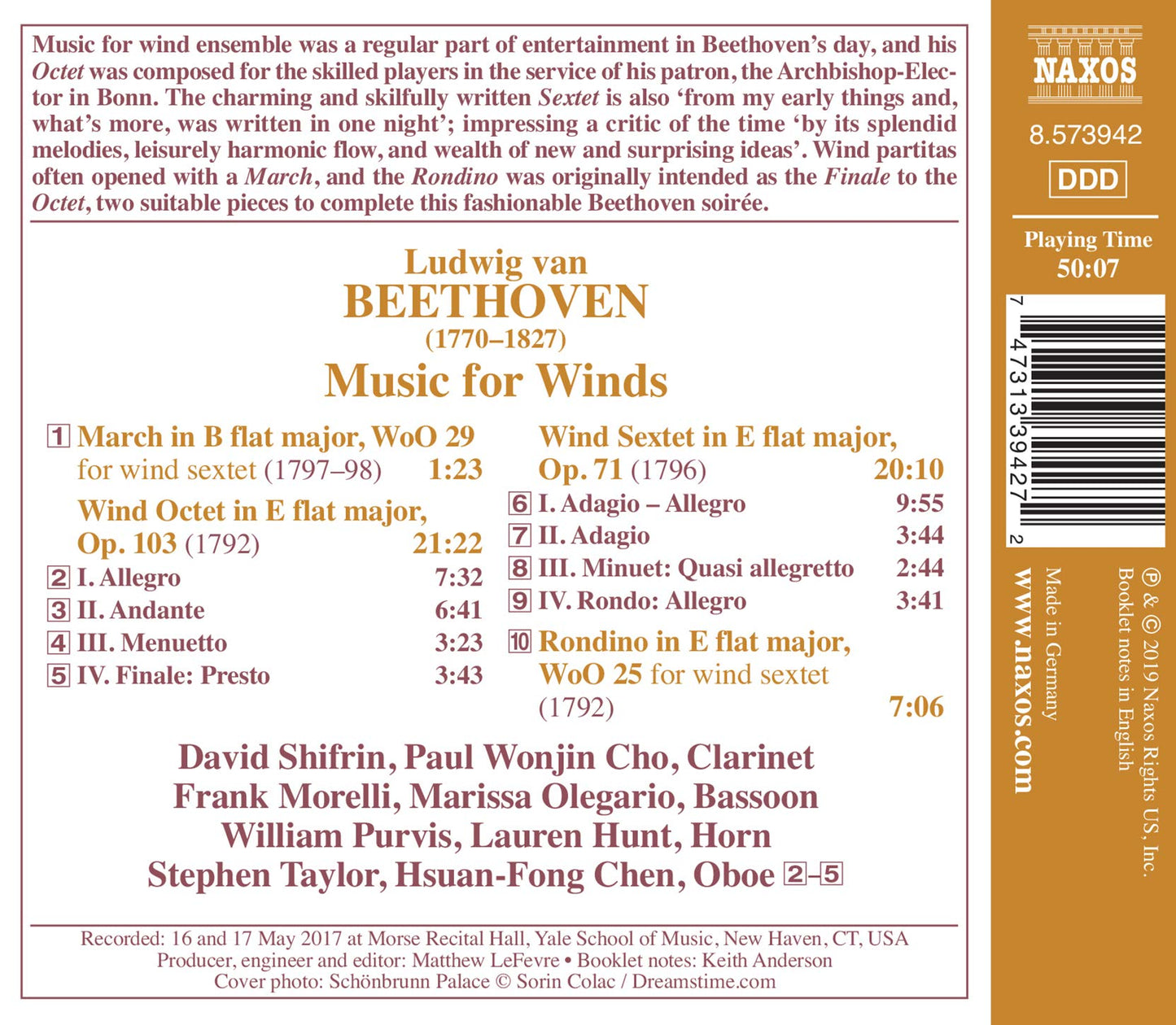 Beethoven: Music for Winds