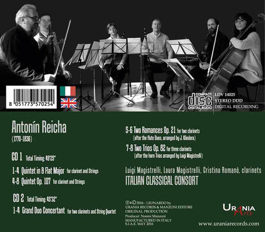 Reicha: The Complete Chamber Music for Clarinet