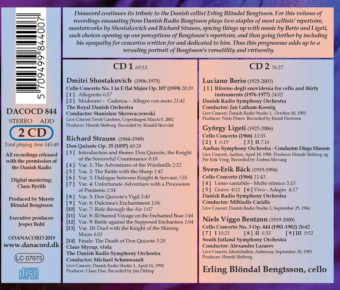The Danish Radio Recordings 1966-2002, Vol. 1