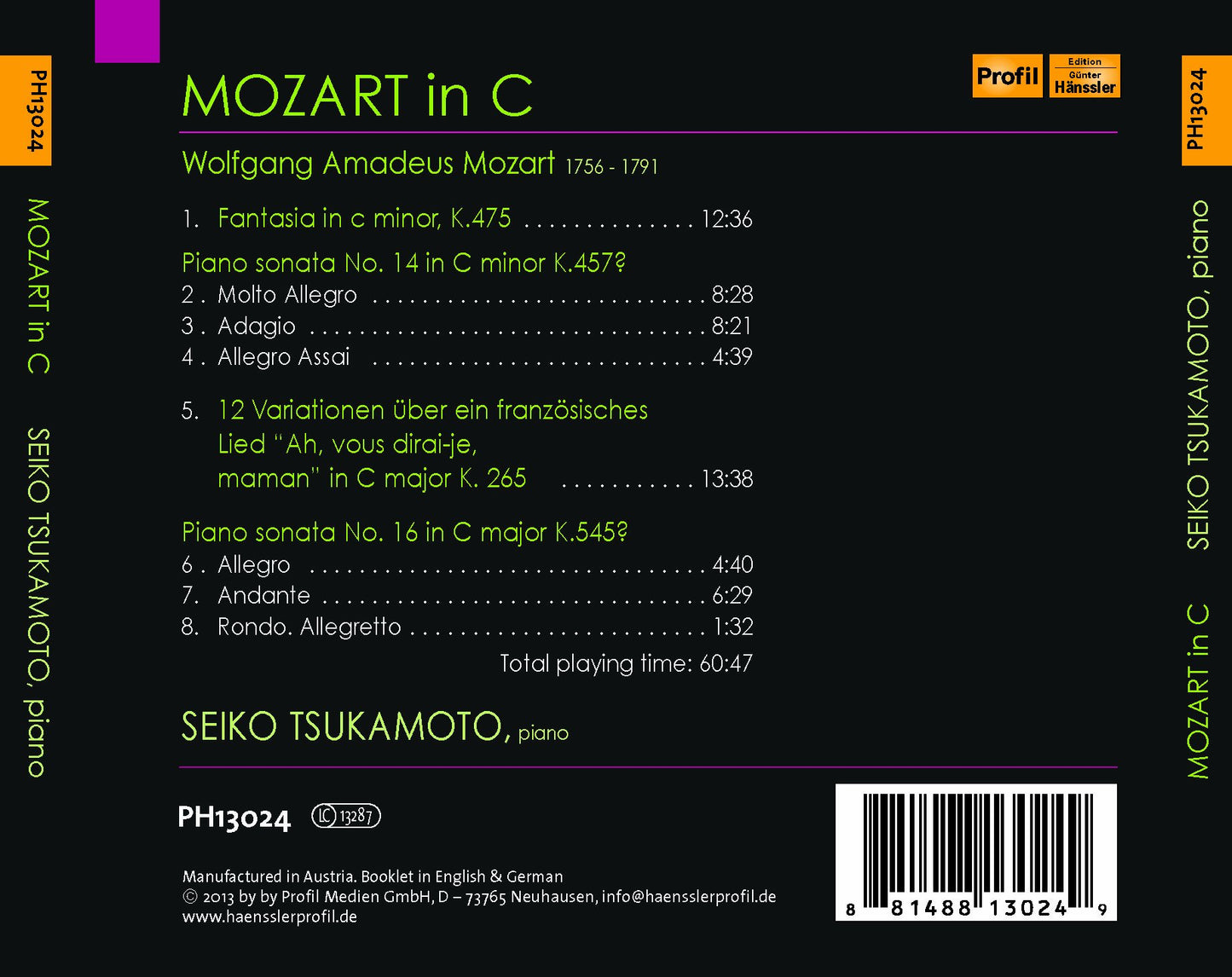 Mozart in C