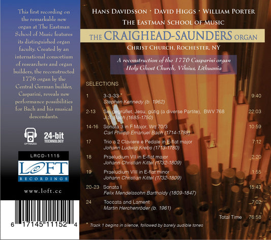 The Craighead-Saunders Organ