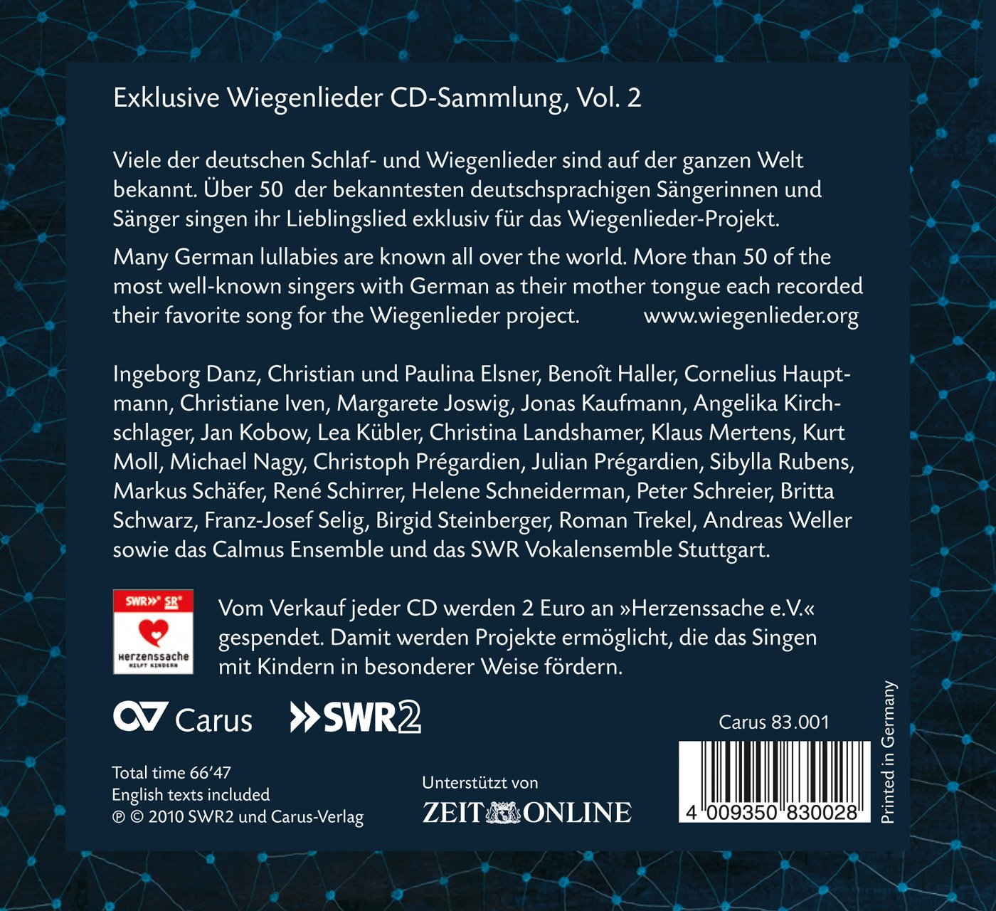 V 2: WIEGENLIEDER