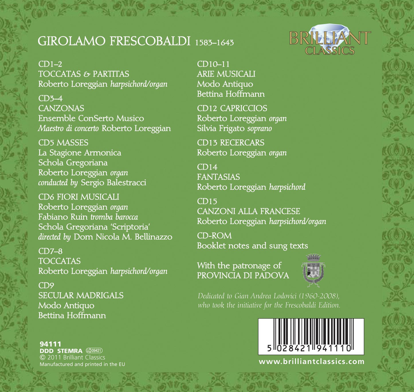 Frescobaldi: Complete Edition