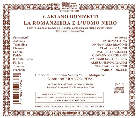 LA ROMANZIERA E L'UOMO NERO
