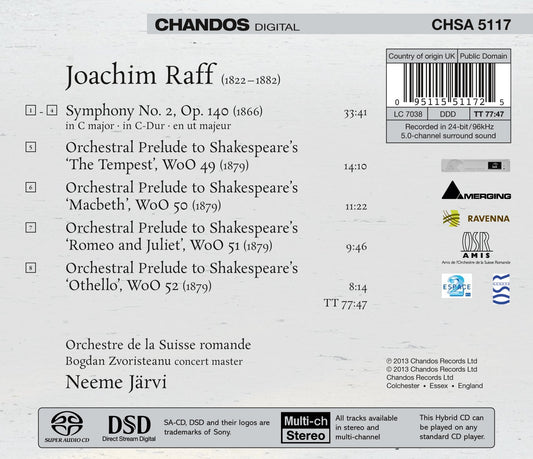 Raff: Symphony No. 2 - 4 Shakespeare Preludes