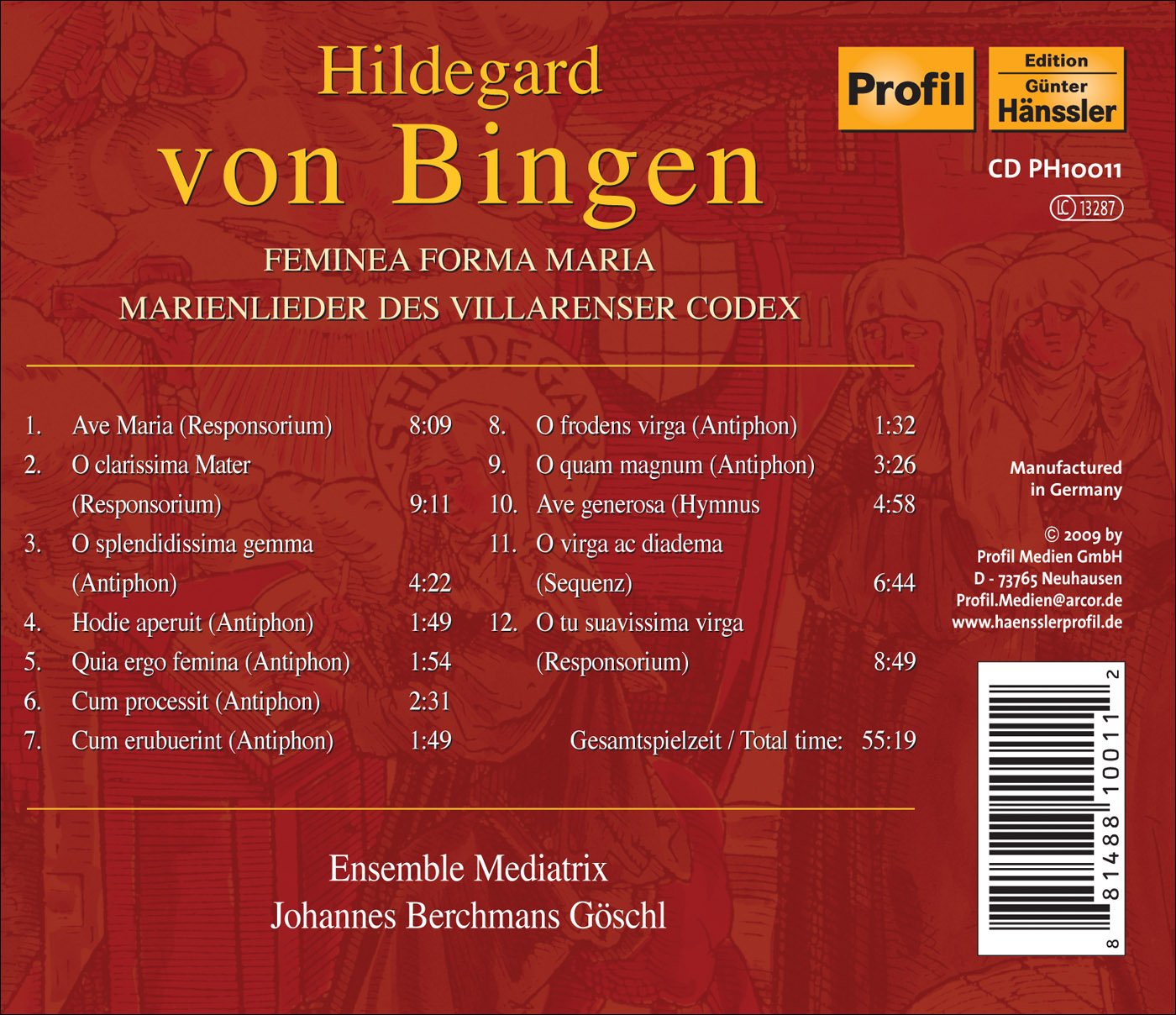 Hildegard von Bingen: Marienlieder