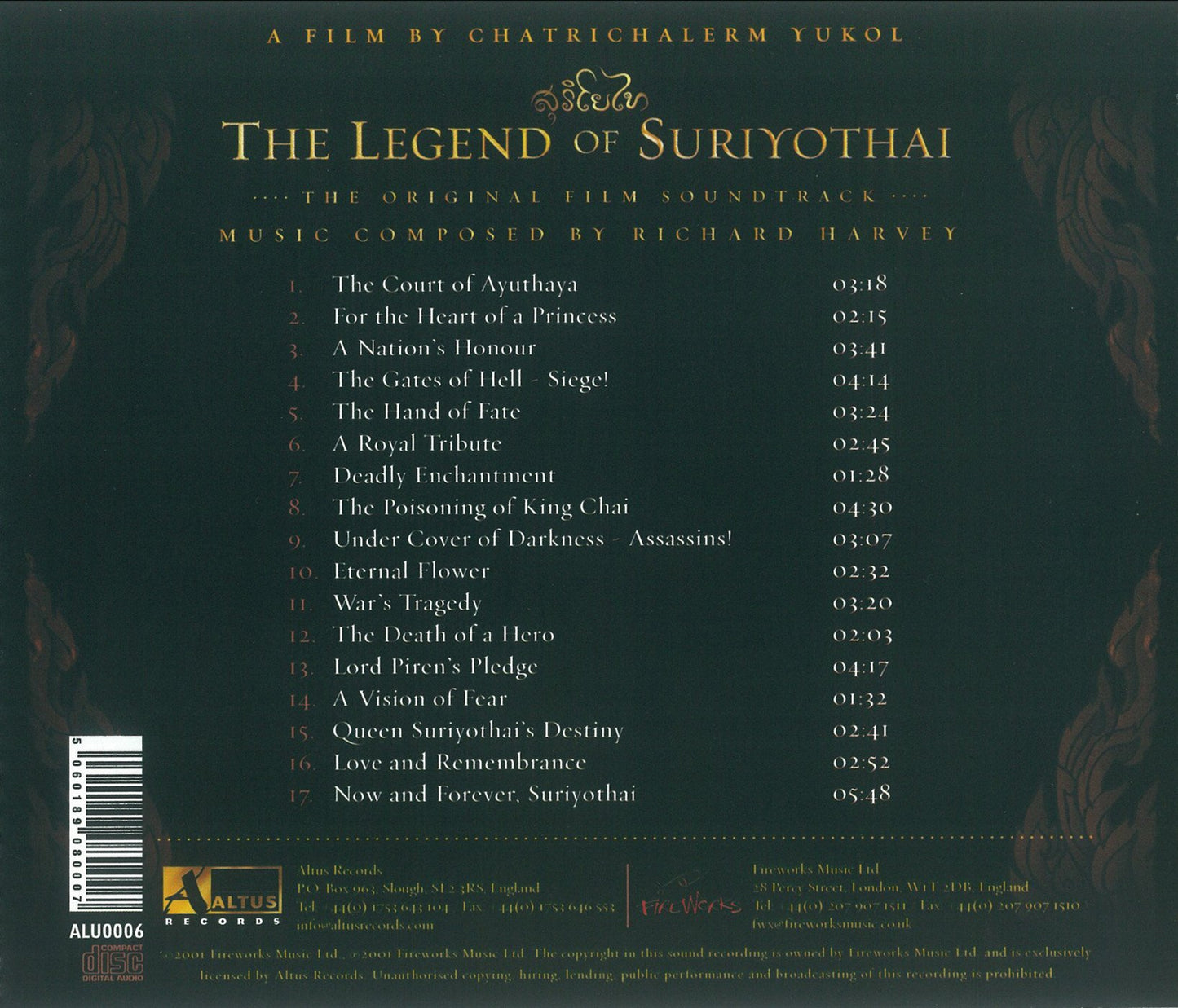 LEGEND OF SURIYOTHAI