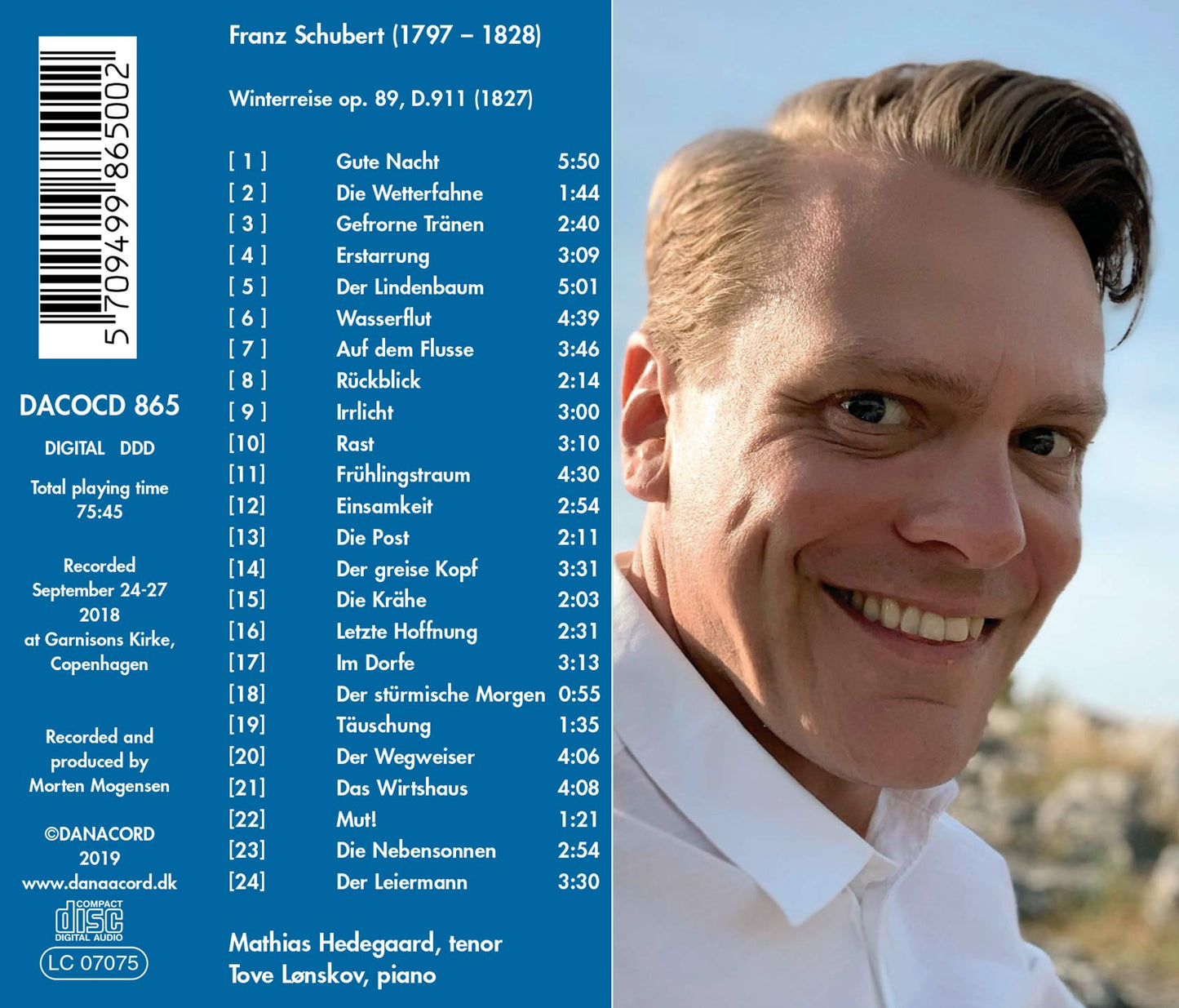 Schubert: Winterreise - Mathias Hedegaard