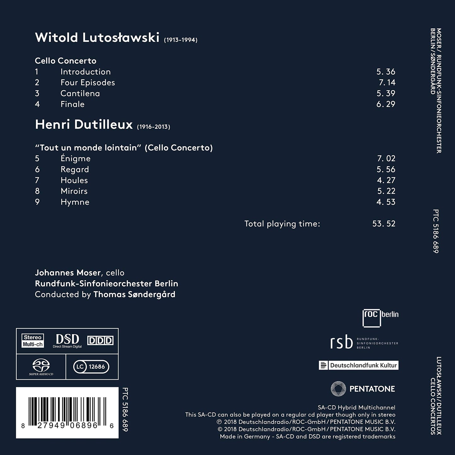 Lutoslawski & Dutilleux: Cello Concertos