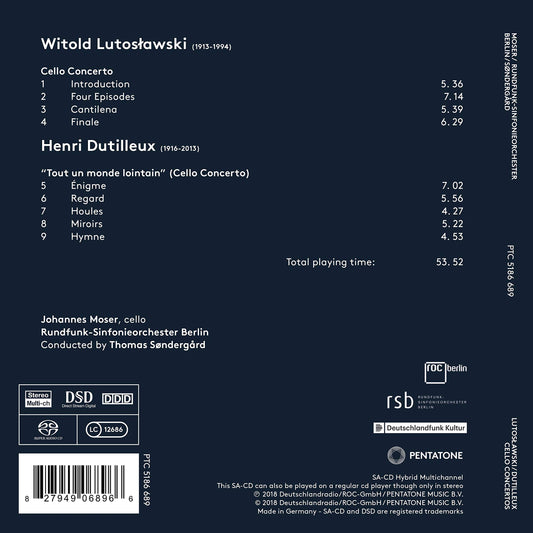 Lutoslawski & Dutilleux: Cello Concertos