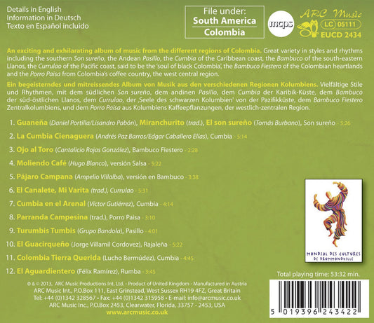 Traditional Songs and Dances from Columbia