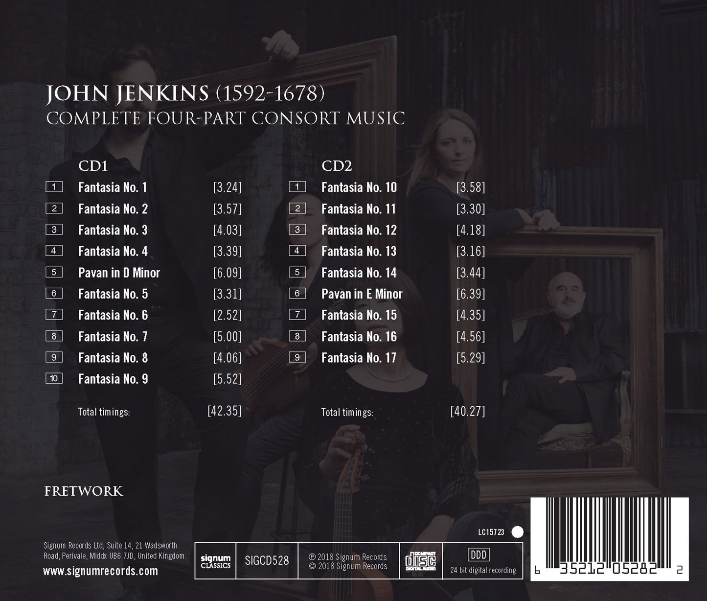 Jenkins: Complete Four-part Consort Music