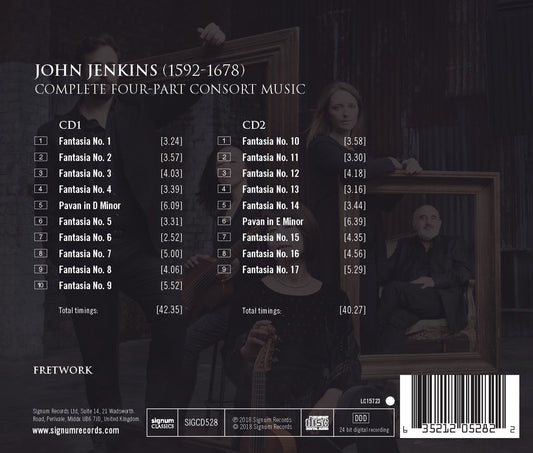 Jenkins: Complete Four-part Consort Music