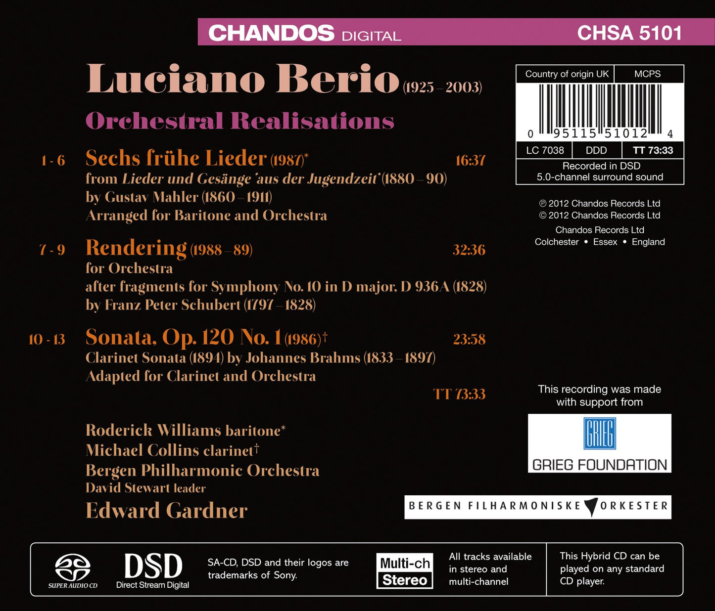 Berio: Realisations