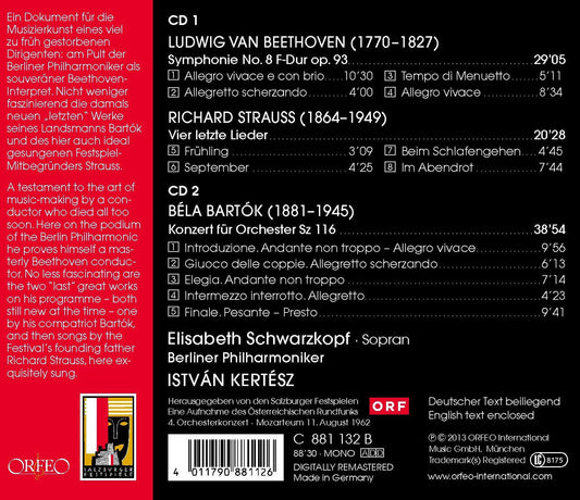 Beethoven, Strauss & Bartók: Orchestral Works (Live)