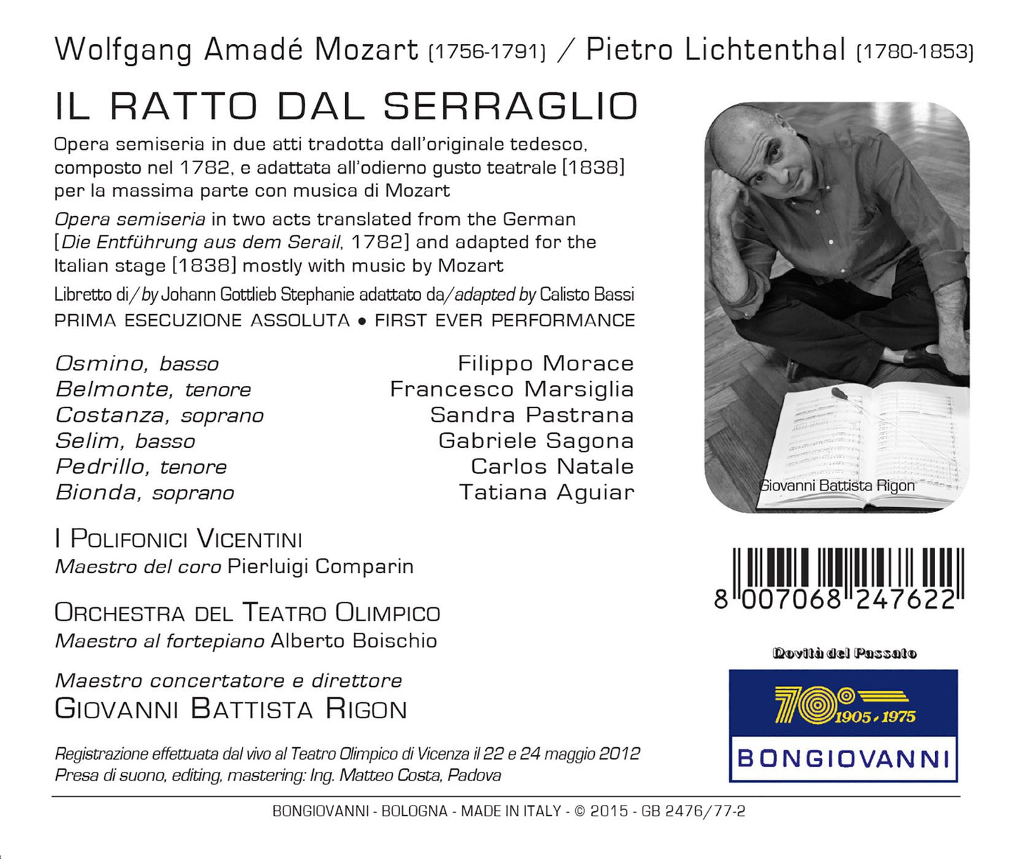 Mozart: Die Entführung aus dem Serail (Highlights) [Sung in
