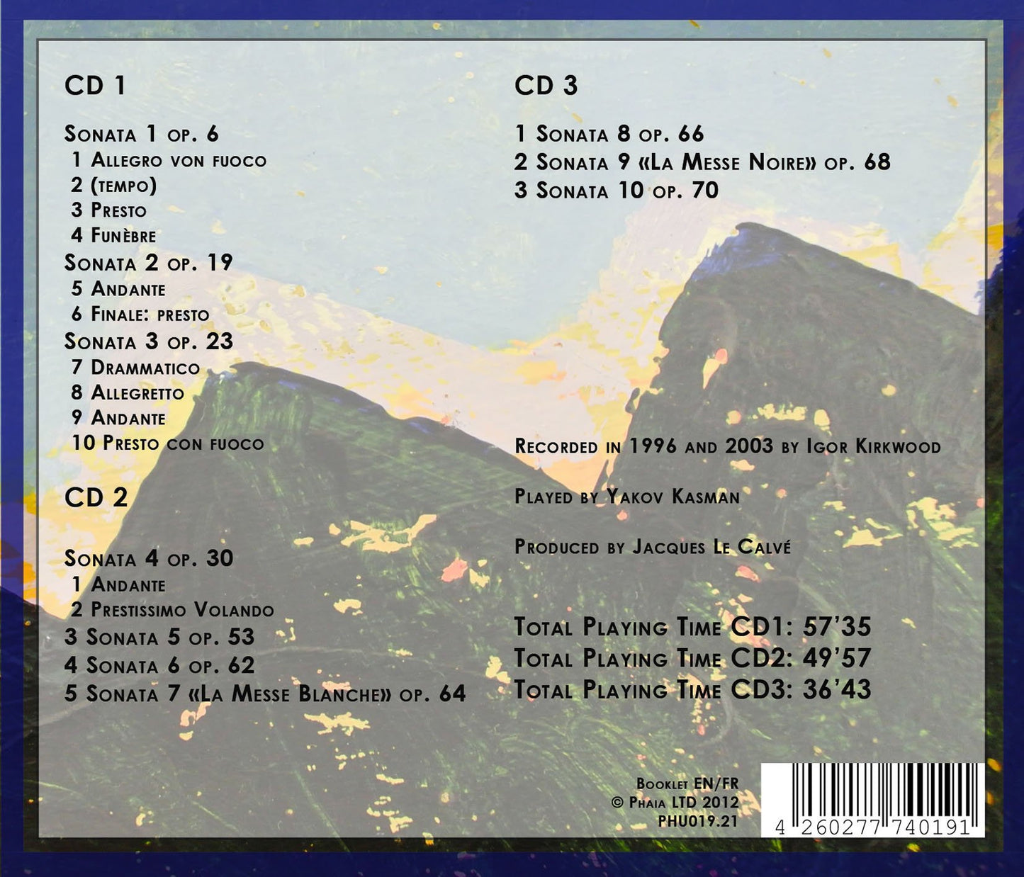 PIANO SONATAS: COMPLETE RECORD