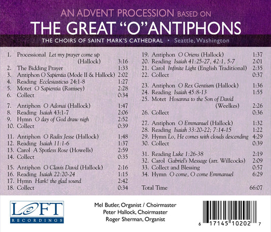 An Advent Procession based on The Great "O" Antiphons