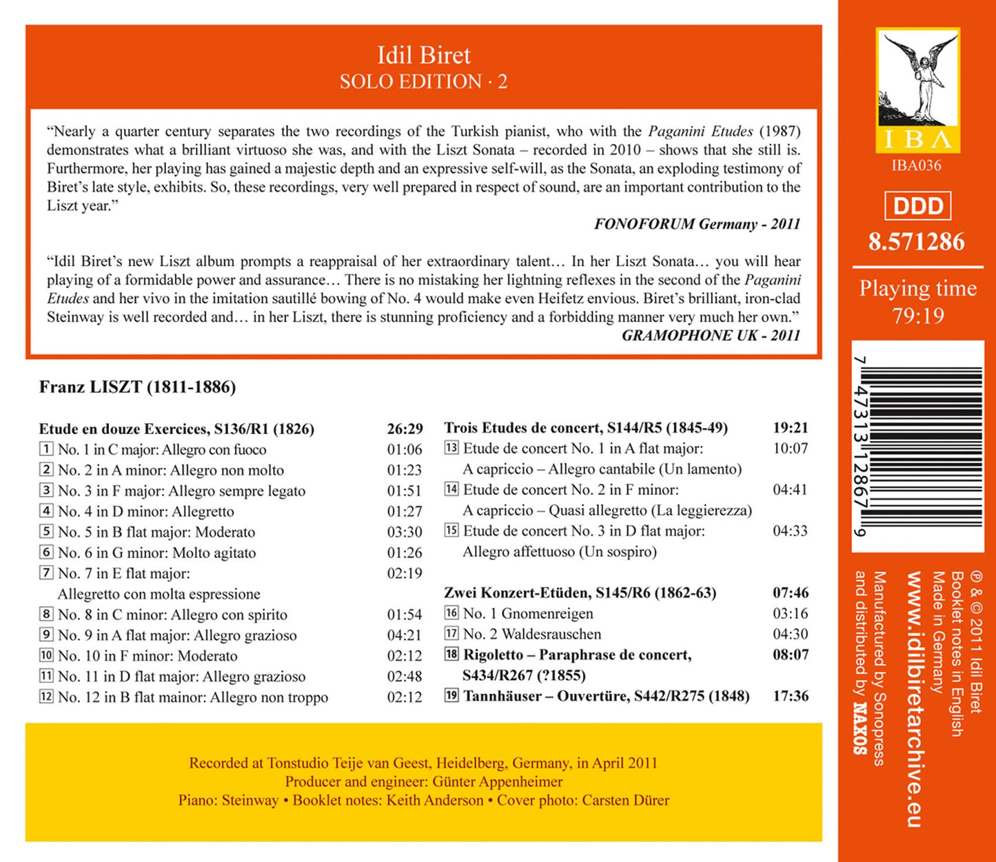 Idil Biret Solo Edition, Vol. 2