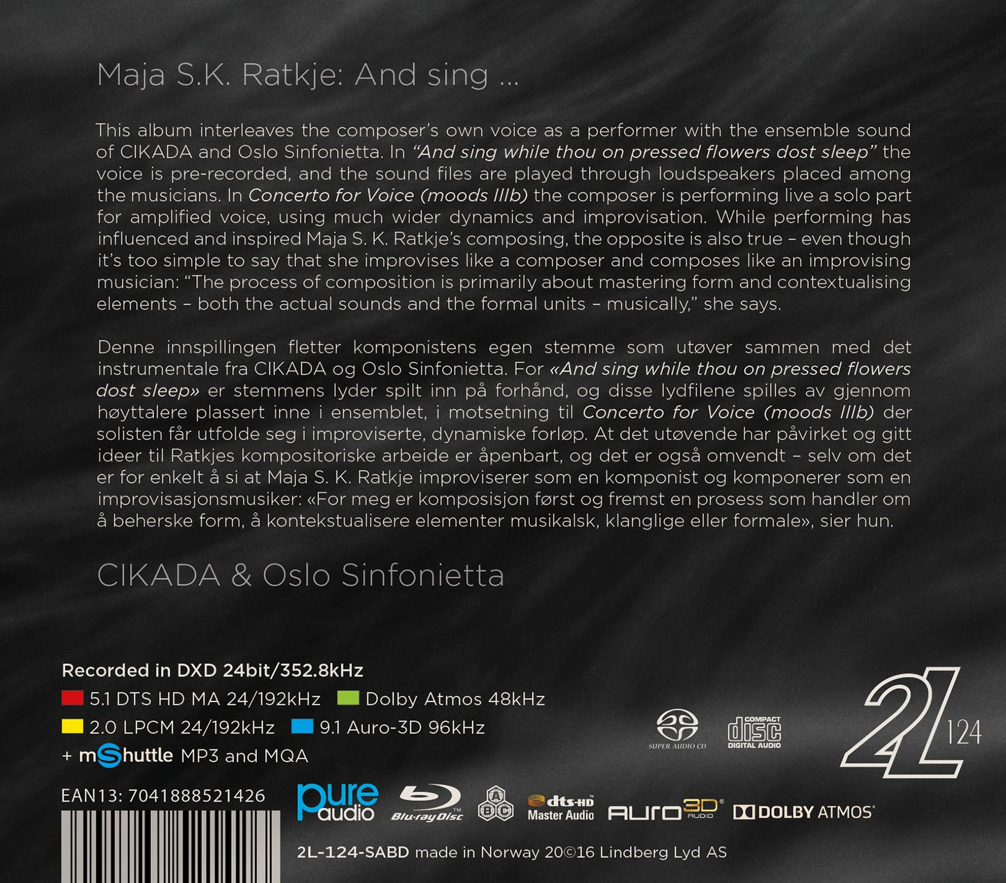 And sing …