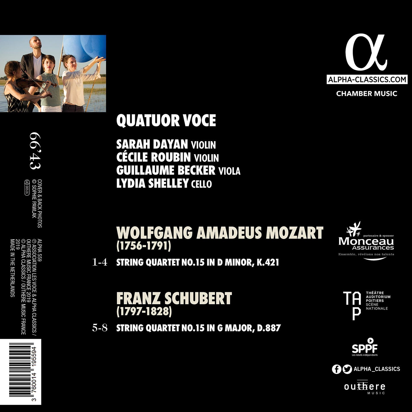 Mozart & Schubert: Quartets Nos. 15