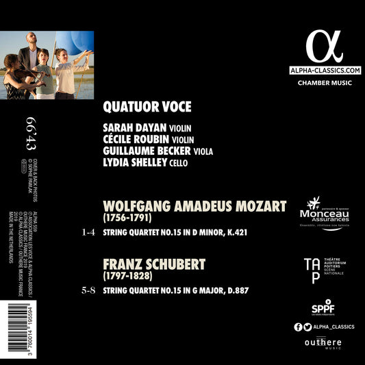 Mozart & Schubert: Quartets Nos. 15